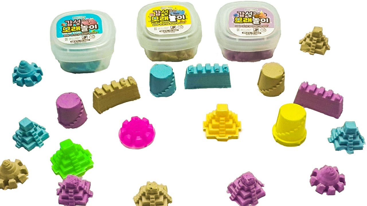 Mad Mattr Sand Toy Box Review By RaiyanToysMakerLearn colors with