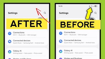Hide Status Bar Icons At Top Of Screen In Samsung A35 & M35