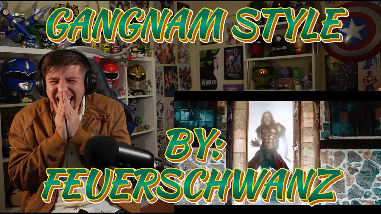THEY ARE AMAZING!!!!! Blind reaction to Feuerschwanz - Gangnam Style
