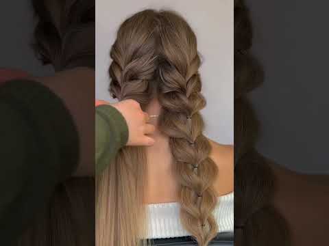 Видео: Пробор и косы единорога: косы лета
