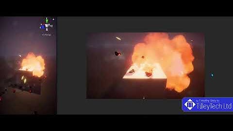 Coconut Bomb, Explosion  - Game VFX  - Unity HDRP - Timothy Grey
