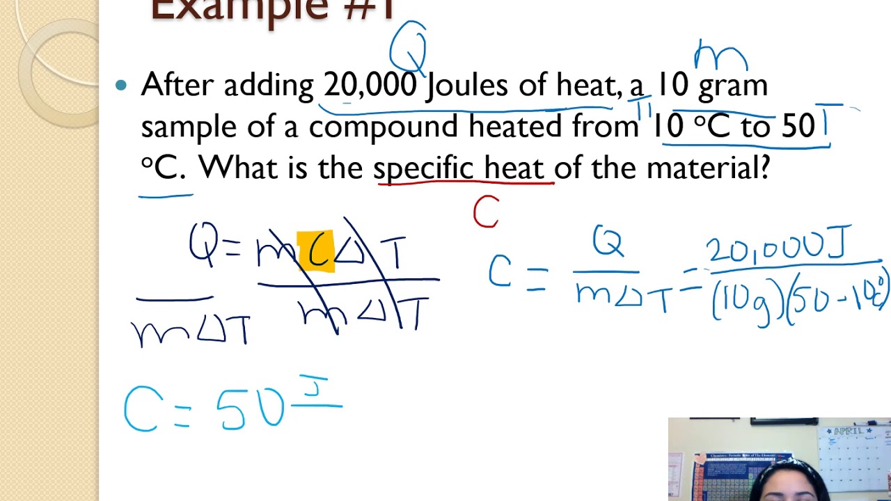 Specific Heat Calculations - YouTube