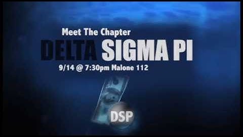 Delta Sigma Pi Fall Recruitment 2015
