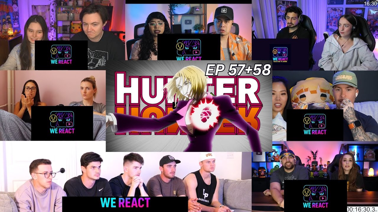 Hunter x Hunter Episode 57-58 | Reaction Mashup