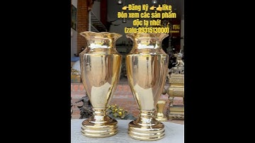 Cặp bình đồng #đồcổcầnthơ #phongthuy #doco #đồcổ