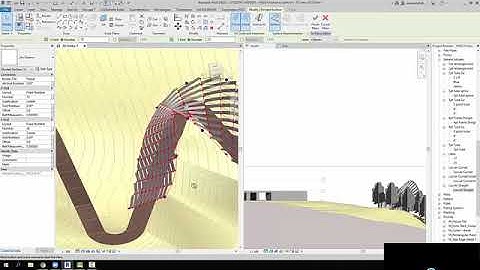 Site Trellis Revit Adaptive Component  blend divided surface 02