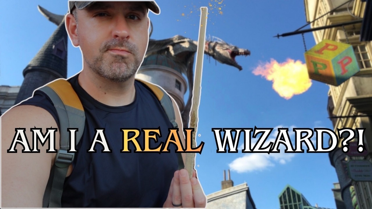 👉 I Tried NEW Interactive Wands in Diagon Alley… Am I a Real Wizard?!