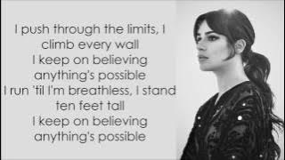 Lea Michele ~ Anything's Possible ~ Lyrics