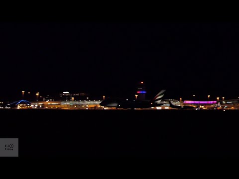 Emirates A380 inspection and evening departure from Christchurch Airport 12 July 2025 (EK413) A6-EUR