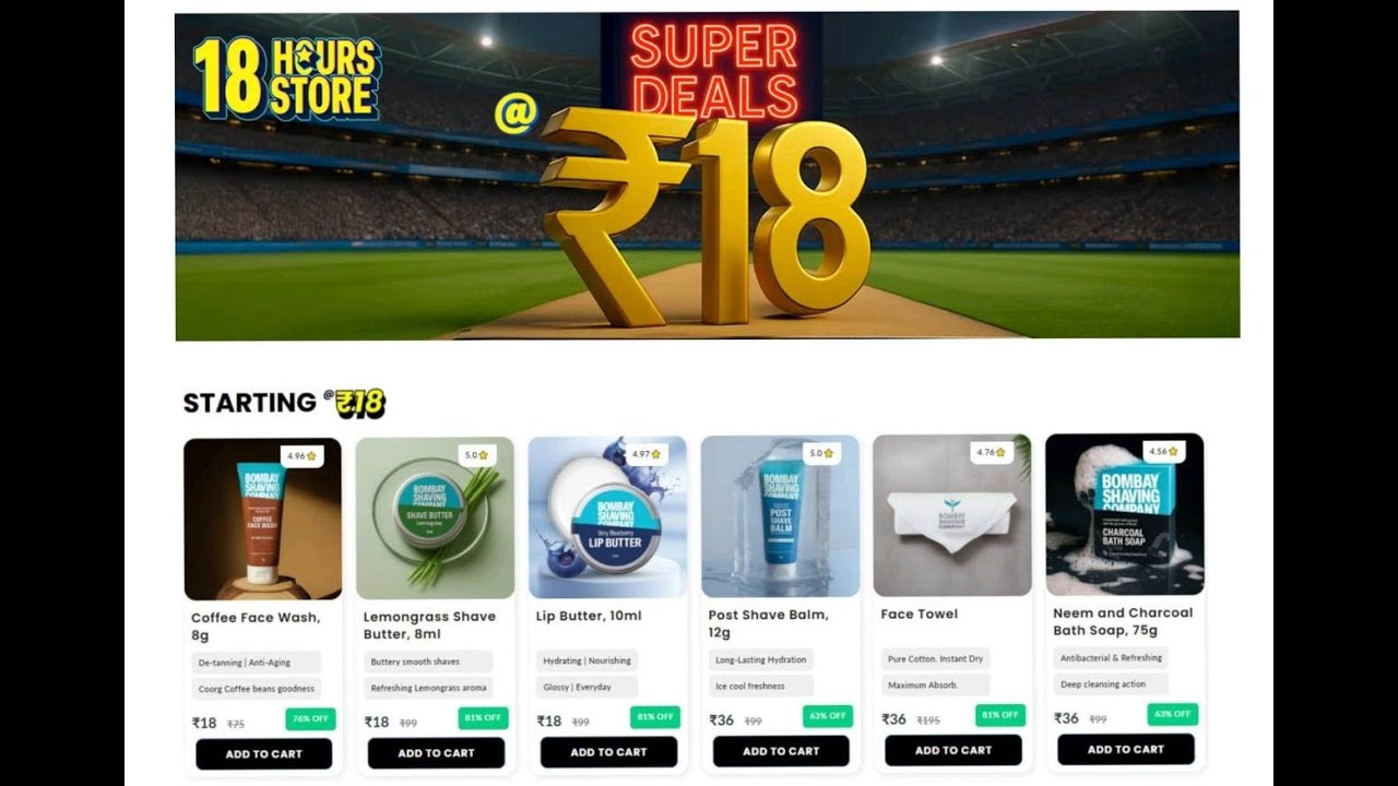 deals 99 22/10/25 6.00 p.m