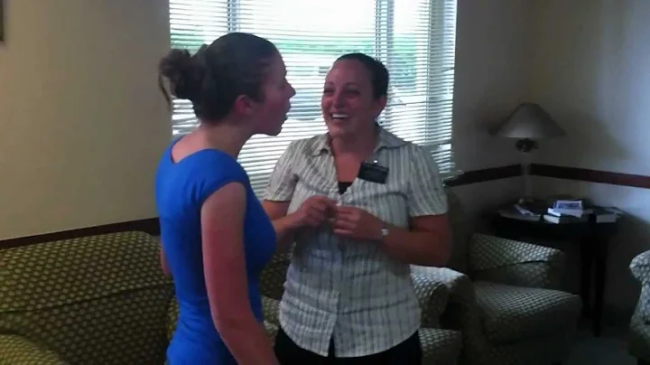 Kayla surprising Hermana McEntire in the D.R.!