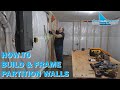 How To Frame a Wall - Reshaping Partition Walls | DIY With Bob