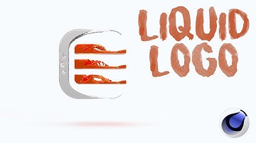 LOGO ANIMATION FLUID INTO GLASS | Cinema 4D & RealFlow Showreel