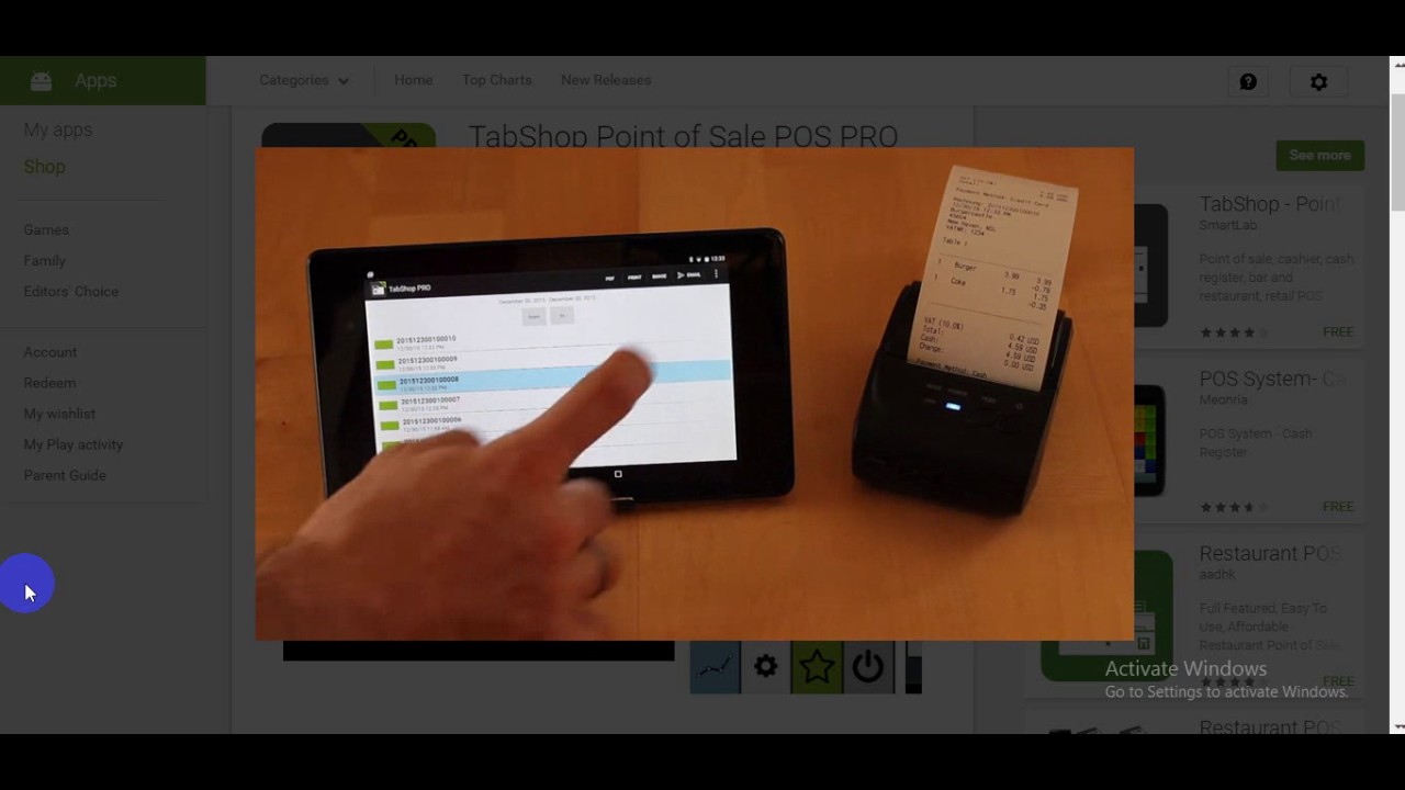 Tp Pos Pro Software TabShop Point of Sale POS PRO Free Download - YouTube