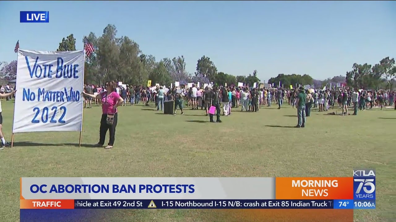 Orange County abortion rights protest held in Santa Ana