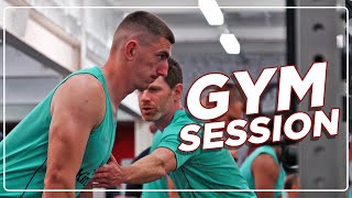 Ulster Rugby Pre-season gym session