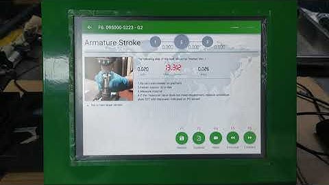 common rail injector stroke measuring tool