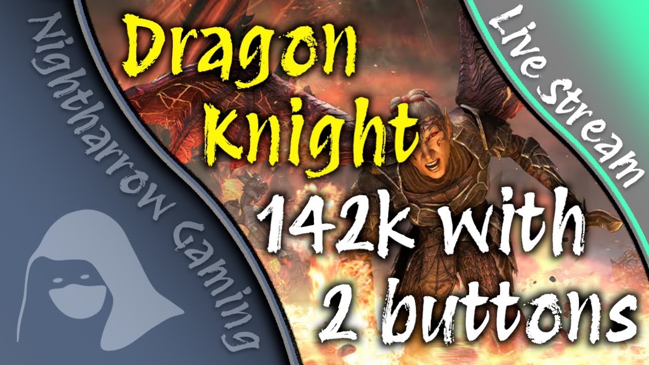 New Dragon Knight | 142k with Only 2 Buttons