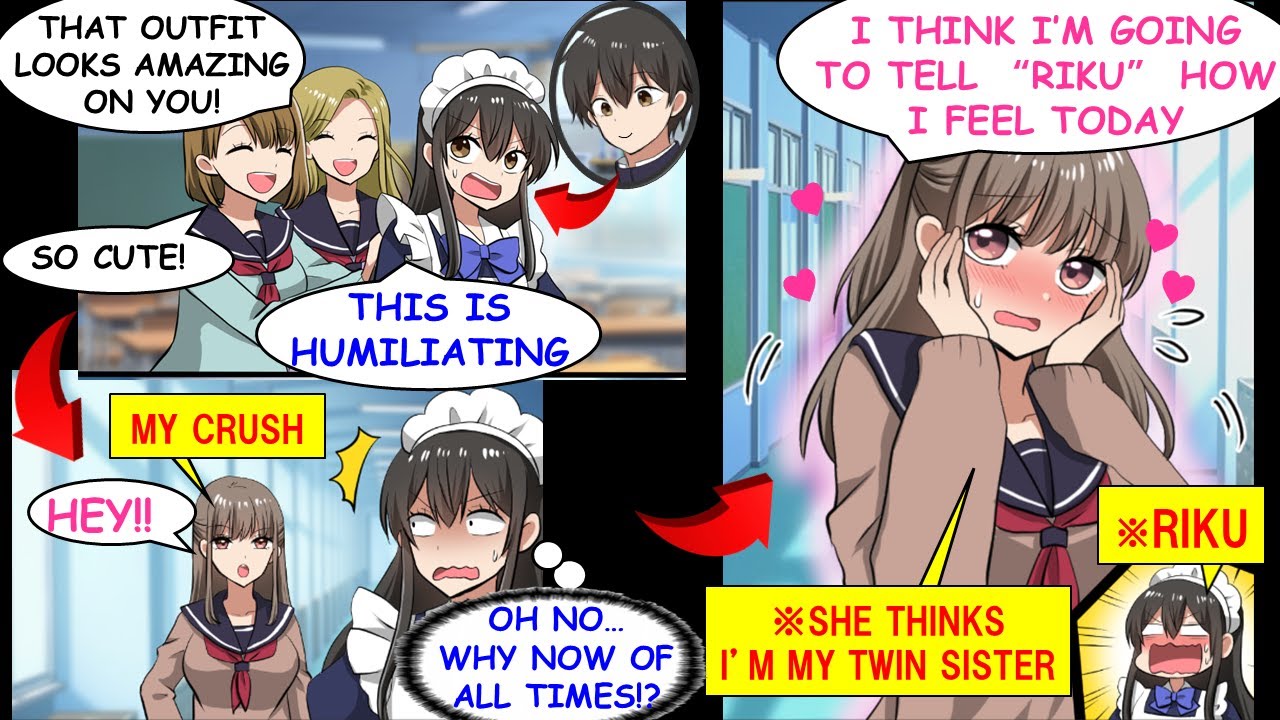 [Manga Dub] Я переоделась в девчонку, и самая популярная девушка в школе приняла меня за мою сест...