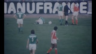 ASSE 5-2 Nîmes - 27e journée en retard de D1 1975-1976