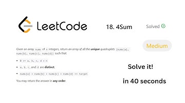 Leetcode 18. 4Sum Two pointers