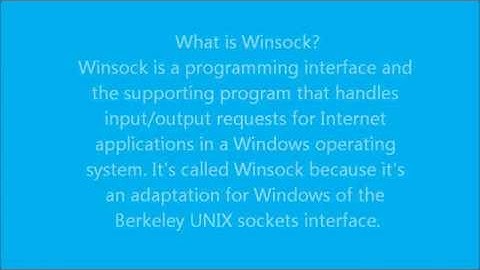How to Fix Winsock Corruption