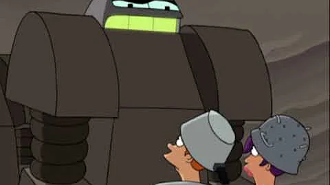 Futurama -  Robot test for Fry and Leela