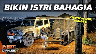 AJAK ISTRI CAMPING PAKAI JIMNY KE SQUID CAMP - BOGOR | DIRT CARVLOG #537