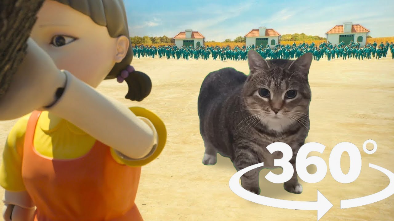 360º  OIIAI CAT in Squid Game