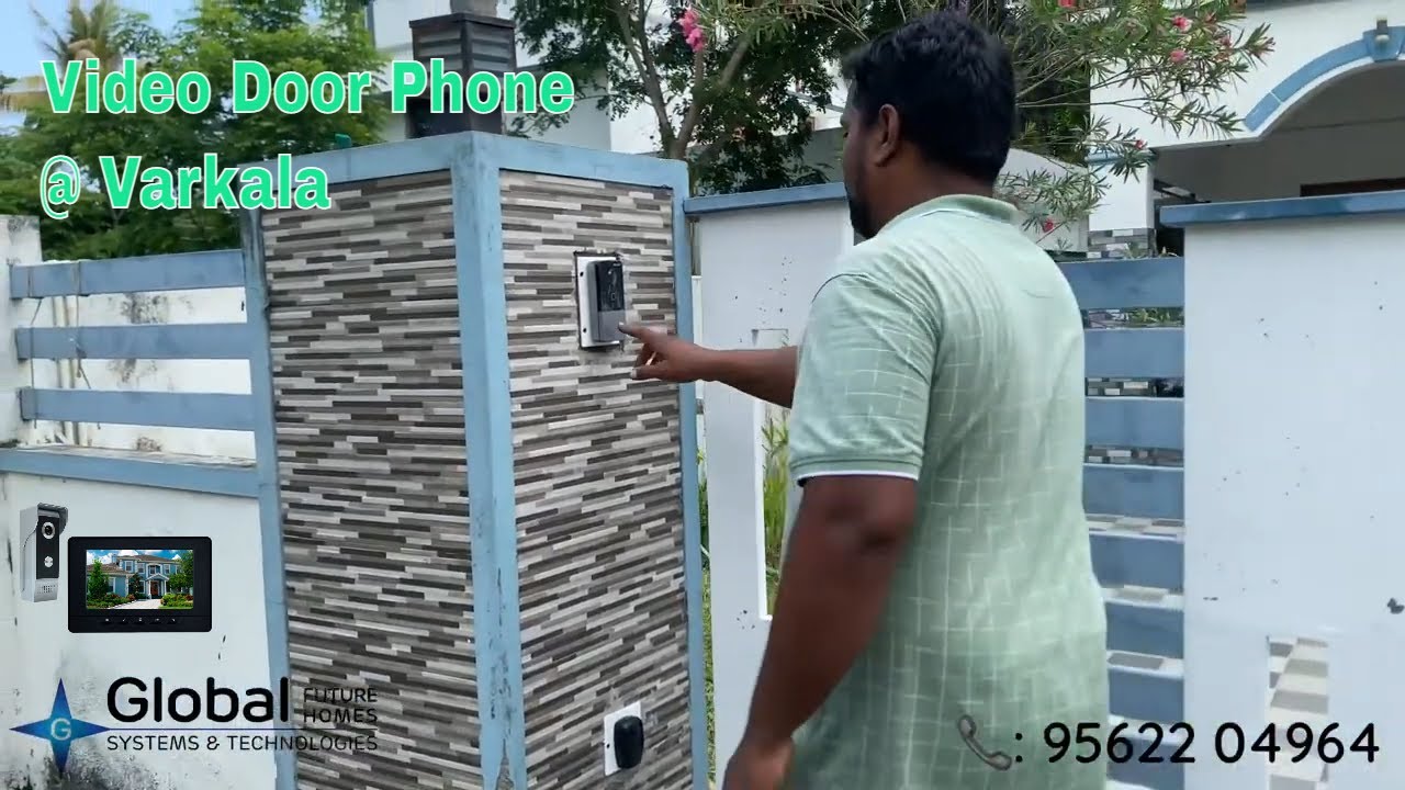 IP Video Door Phone & Swing Gate Automation installed at Varkala, Trivandrum | 📞9562204964