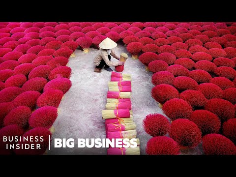 How This Village Makes 50,000 Incense Sticks A Day For Lunar New Year | Big Business