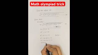 Can you solve it? Olympiad exam questions #maths #education