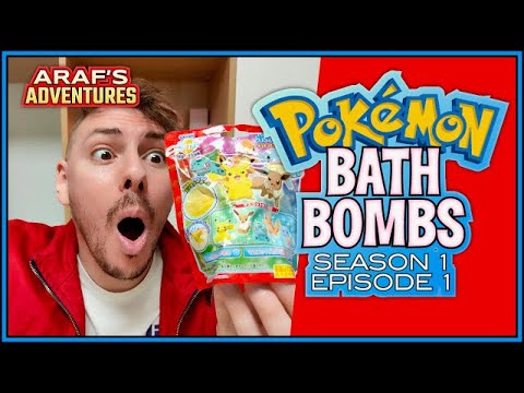 Pokémon Bath Bombs ( Pokémon Toys inside) 