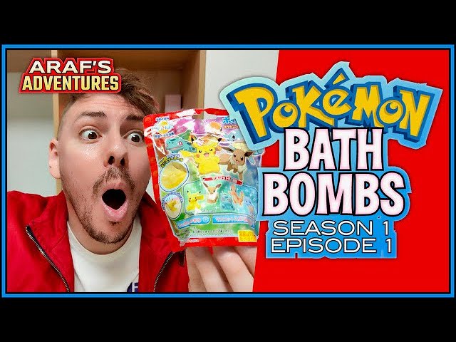 Pokémon Bath Bombs ( Pokémon Toys inside) 