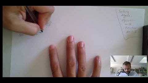 Solving algebraic equations with fractions part 2