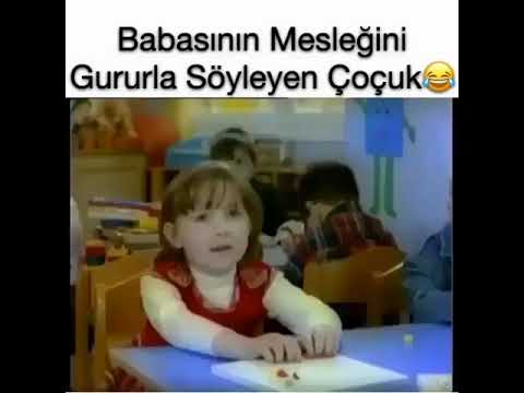 Babasının Mesleğini Gururla Söyleyen Çocuk