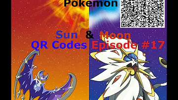 Pokemon Sun and Moon QR Codes Part 17