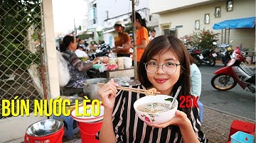 BÚN NƯỚC LÈO CÔ HOA BÁN TRÊN 20 NĂM TẠI SÓC TRĂNG - food asian | YẾN TRẦN T