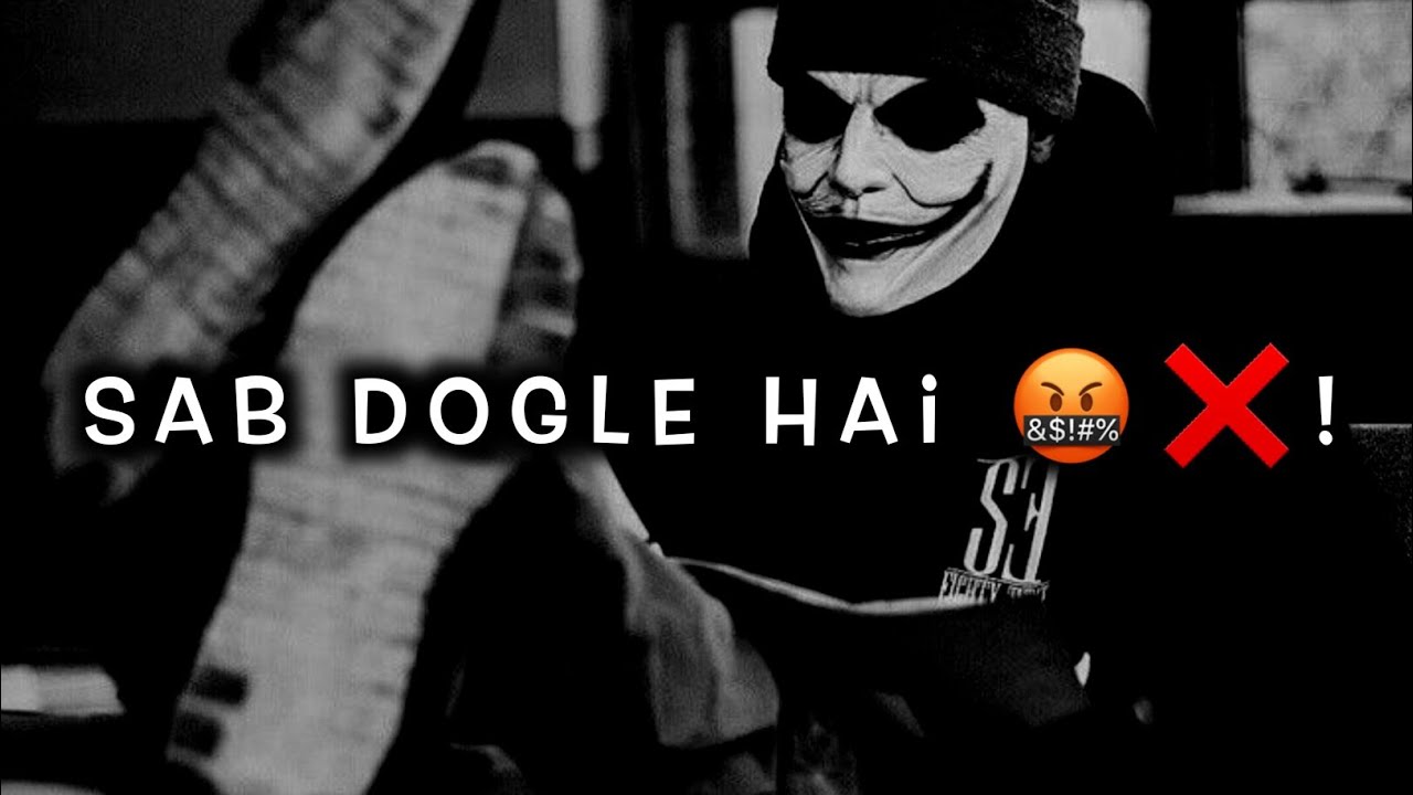 Sab Dogle Hai 🤬 ! Gaddar Log Shayari whatsapp Status ! Fake people ...