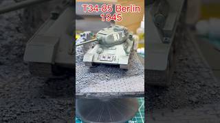 T34-85 Tamiya 1/48 #scalemodel #modelismo #modelkit #modelbuilding #diorama #wargaming #tank