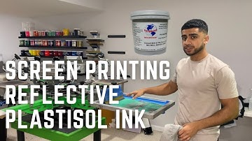 SCREEN PRINTING FROM HOME! | HOW TO SCREEN PRINT REFLECTIVE INK! | ALLUREGLOW INK