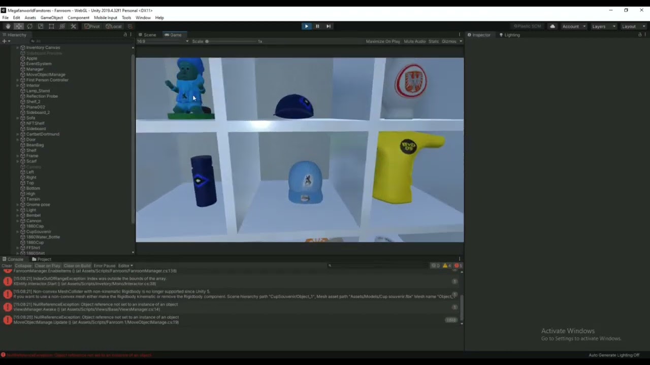 video Fanroom NFTS-Ingame