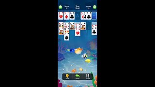 Solitaire Klondike Fish (by Solitaire Aquarium) -  classic card game for Android and iOS - gameplay. screenshot 3