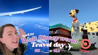 WALT DISNEY WORLD VLOG ✈ Travel Day, All Star Movies Check In & Target Shopping | April 24