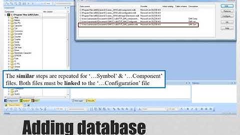 ZUKEN E3: Custom Database Configuration