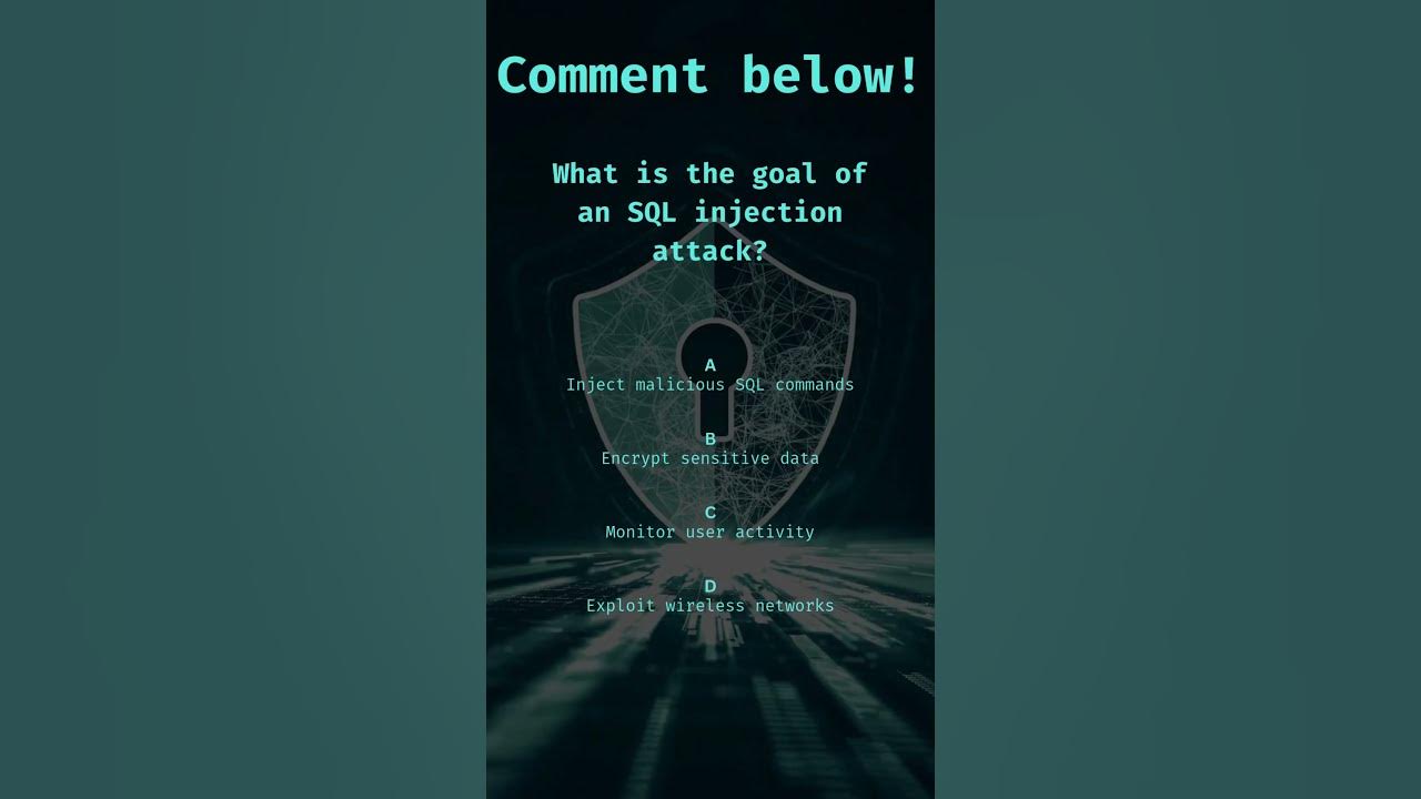 What is the goal of an SQL injection attack? - YouTube