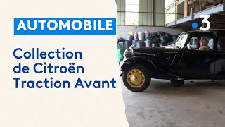 Collection de Citroën Traction Avant à Melle dans les Deux-Sèvres