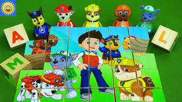 Paw Patrol Weebles Toys Educational Alphabet Blocks Puzzle Best Learning Videos for Kids