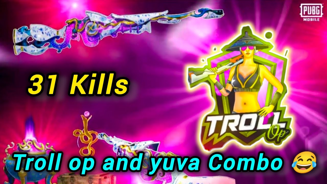 31 kills Troll op & yuva Combo 😂|| bgmi conqueror lobby gameplay 🔥#trollop #bgmi 