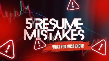 Why Your Resume Keeps Getting Rejected (Fix These 5 Mistakes!)